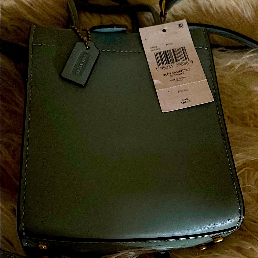 Coach Gray Leather Crossbody Bag